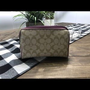 Coach makeup bag